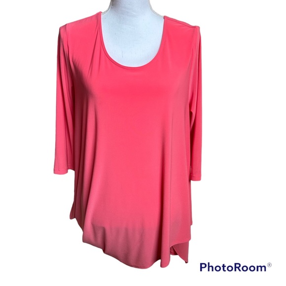 Lori Lulu Tops Coral Colored Knit Tunic By Lori Lulu Poshmark